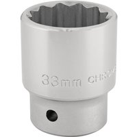 Draper 3/4" Drive Polished Finish Bi Hexagon Socket Metric 3/4" 33mm Draper 3/4" Drive Polished Finish Bi Hexagon Socket Metric 3/4" 33mm