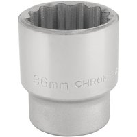 Draper 3/4" Drive Polished Finish Bi Hexagon Socket Metric 3/4" 36mm Draper 3/4" Drive Polished Finish Bi Hexagon Socket Metric 3/4" 36mm