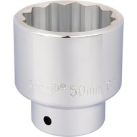 Draper 3/4" Drive Polished Finish Bi Hexagon Socket Metric 3/4" 50mm Draper 3/4" Drive Polished Finish Bi Hexagon Socket Metric 3/4" 50mm