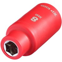 Draper XP1000 3/8" Drive VDE Insulated Hexagon Socket 3/8" 8mm Draper XP1000 3/8" Drive VDE Insulated Hexagon Socket 3/8" 8mm