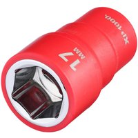 Draper XP1000 3/8" Drive VDE Insulated Hexagon Socket 3/8" 17mm Draper XP1000 3/8" Drive VDE Insulated Hexagon Socket 3/8" 17mm