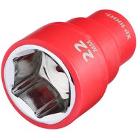Draper XP1000 3/8" Drive VDE Insulated Hexagon Socket 3/8" 22mm Draper XP1000 3/8" Drive VDE Insulated Hexagon Socket 3/8" 22mm