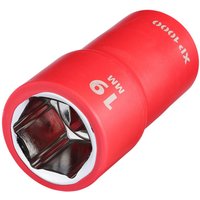 Draper XP1000 1/2" Drive VDE Insulated Hexagon Socket 1/2" 19mm Draper XP1000 1/2" Drive VDE Insulated Hexagon Socket 1/2" 19mm