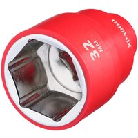 Draper XP1000 1/2" Drive VDE Insulated Hexagon Socket 1/2" 32mm Draper XP1000 1/2" Drive VDE Insulated Hexagon Socket 1/2" 32mm