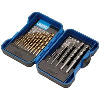 Draper 17 Piece HSS and Masonry Drill Bit Set Draper 17 Piece HSS and Masonry Drill Bit Set