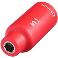 Draper XP1000 1/4" Drive VDE Insulated Hexagon Socket 1/4" 5mm Draper XP1000 1/4" Drive VDE Insulated Hexagon Socket 1/4" 5mm