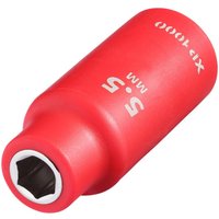 Draper XP1000 1/4" Drive VDE Insulated Hexagon Socket 1/4" 5.5mm Draper XP1000 1/4" Drive VDE Insulated Hexagon Socket 1/4" 5.5mm