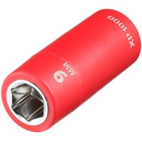 Draper 18778 XP1000® VDE Socket, 1/4 Sq. Dr., 9mm - 18778