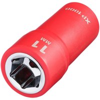 Draper XP1000 1/4" Drive VDE Insulated Hexagon Socket 1/4" 11mm Draper XP1000 1/4" Drive VDE Insulated Hexagon Socket 1/4" 11mm
