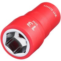 Draper XP1000 1/4" Drive VDE Insulated Hexagon Socket 1/4" 13mm Draper XP1000 1/4" Drive VDE Insulated Hexagon Socket 1/4" 13mm