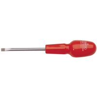 Draper Flared Slotted Screwdriver 5mm 75mm Draper Flared Slotted Screwdriver 5mm 75mm