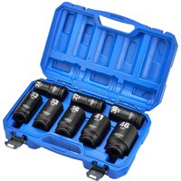 Draper 20208 Draper HI-TORQ Metric Deep Impact Socket Set, 3/4"" Sq. Dr. (8 Piece)