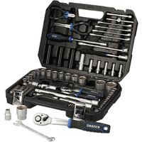 Draper Hi-Torq 83 Piece 1/4" and 1/2" Drive Socket Set Metric Combination Draper Hi-Torq 83 Piece 1/4" and 1/2" Drive Socket Set Metric Combination