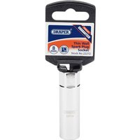 Draper 3/8" Drive Thin Wall Spark Plug Socket 3/8" 14mm Draper 3/8" Drive Thin Wall Spark Plug Socket 3/8" 14mm