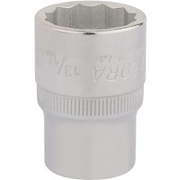 Elora 24434 13/16" 1/2" Square Drive Bi-hexagon Socket