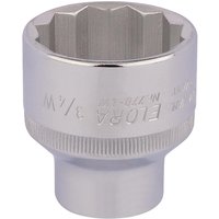 Elora 24898 3/4" 1/2" Square Drive Whitworth Bi-hexagon Socket