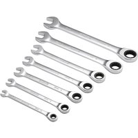 Draper 7 Piece Ratchet Combination Spanner Set Metric