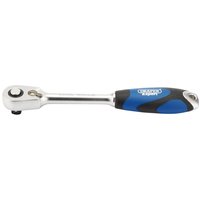Draper - 3/8' Sq. Dr. 60 Tooth Micro Head Reversible Soft Grip Ratchet (26515)
