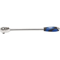 Draper 1/2" Drive Extra Long Reversible Quick Release Soft Grip Ratchet