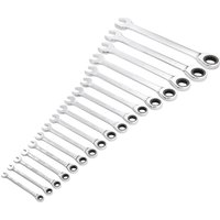 Draper Hi Torq 17 Piece Ratchet Combination Spanner Set Draper Hi Torq 17 Piece Ratchet Combination Spanner Set