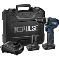 Draper DXPULSE 12v Cordless Brushless Combi Drill 2 x 4ah Li-ion Charger Case