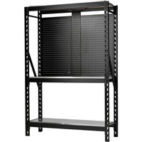 17 Piece Modular 3 Tier Stainless Steel Shelf Racking Unit