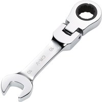 Draper Hi-Torq Stubby Flexible Head Ratchet Combination Spanner 10mm Draper Hi-Torq Stubby Flexible Head Ratchet Combination Spanner 10mm