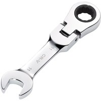 Draper Hi-Torq Stubby Flexible Head Ratchet Combination Spanner 11mm Draper Hi-Torq Stubby Flexible Head Ratchet Combination Spanner 11mm