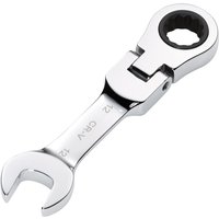 Draper Hi-Torq Stubby Flexible Head Ratchet Combination Spanner 12mm Draper Hi-Torq Stubby Flexible Head Ratchet Combination Spanner 12mm