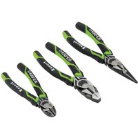Draper 3 Piece Green High Leverage Plier Set Draper 3 Piece Green High Leverage Plier Set