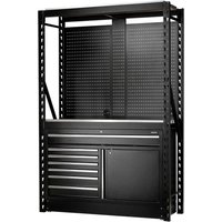 14 Piece Modular Storage System Stainless Steel Workbench