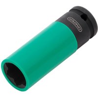 Draper 28199 Wheel Nut Socket, 1/2"" Sq. Dr., 21mm