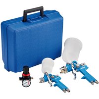 Draper 7 Piece HVLP Air Paint Spray Gun Kit Draper 7 Piece HVLP Air Paint Spray Gun Kit