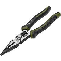 Draper 28527 Draper Expert Long Nose Pliers with Wire Stripper, 200mm