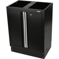 Bunker Modular 2 Door Floor Cabinet Black