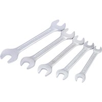 Draper 5 Piece Double Open End Spanner Set Metric Draper 5 Piece Double Open End Spanner Set Metric