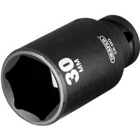 Draper Expert 1/2" Drive Hi Torq Deep Hexagon Impact Socket Metric 1/2" 30mm