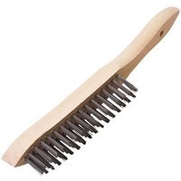 Draper Heavy Duty Wire Scratch Brush 3 Rows Draper Heavy Duty Wire Scratch Brush 3 Rows