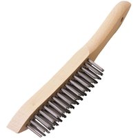 Draper Heavy Duty Wire Scratch Brush 4 Rows Draper Heavy Duty Wire Scratch Brush 4 Rows