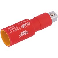 Draper 1/2" Drive VDE Fully Insulated Socket Extension Bar 1/2" 75mm Draper 1/2" Drive VDE Fully Insulated Socket Extension Bar 1/2" 75mm