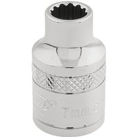 Draper 3/8" Drive Polished Finish Hi Torq Bi Hexagon Socket Metric 3/8" 7mm Draper 3/8" Drive Polished Finish Hi Torq Bi Hexagon Socket Metric 3/8" 7mm