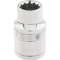 Draper 3/8" Drive Polished Finish Hi Torq Bi Hexagon Socket Metric 3/8" 9mm Draper 3/8" Drive Polished Finish Hi Torq Bi Hexagon Socket Metric 3/8" 9mm