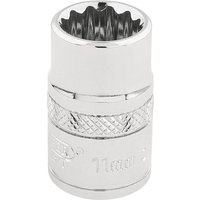 Draper 3/8" Drive Polished Finish Hi Torq Bi Hexagon Socket Metric 3/8" 11mm Draper 3/8" Drive Polished Finish Hi Torq Bi Hexagon Socket Metric 3/8" 11mm