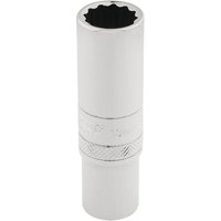 Draper 3/8" Drive Polished Finish Hi-Torq Deep Bi Hexagon Socket Metric 3/8" 12mm Draper 3/8" Drive Polished Finish Hi-Torq Deep Bi Hexagon Socket Metric 3/8" 12mm