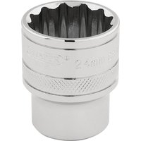 Draper 1/2" Drive Hi Torq Bi Hexagon Socket Metric 1/2" 24mm Draper 1/2" Drive Hi Torq Bi Hexagon Socket Metric 1/2" 24mm