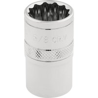 1/2 Square Drive Hi-Torq&174 12 Point Socket (5/8) (33641) - Draper