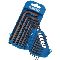 Draper 10 Piece Hexagon Allen Key Set Imperial Draper 10 Piece Hexagon Allen Key Set Imperial