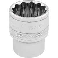 Draper Expert 33724 1/2 Sq. Dr. Hi-Torq® 12 Point Socket (15/16)