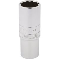 Draper - 1/2 Square Drive Hi-Torq&174 12 Point Deep Socket (22mm) (33788)