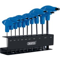 Draper 10 Piece T Handle Hexagon Allen Key Set Imperial Draper 10 Piece T Handle Hexagon Allen Key Set Imperial